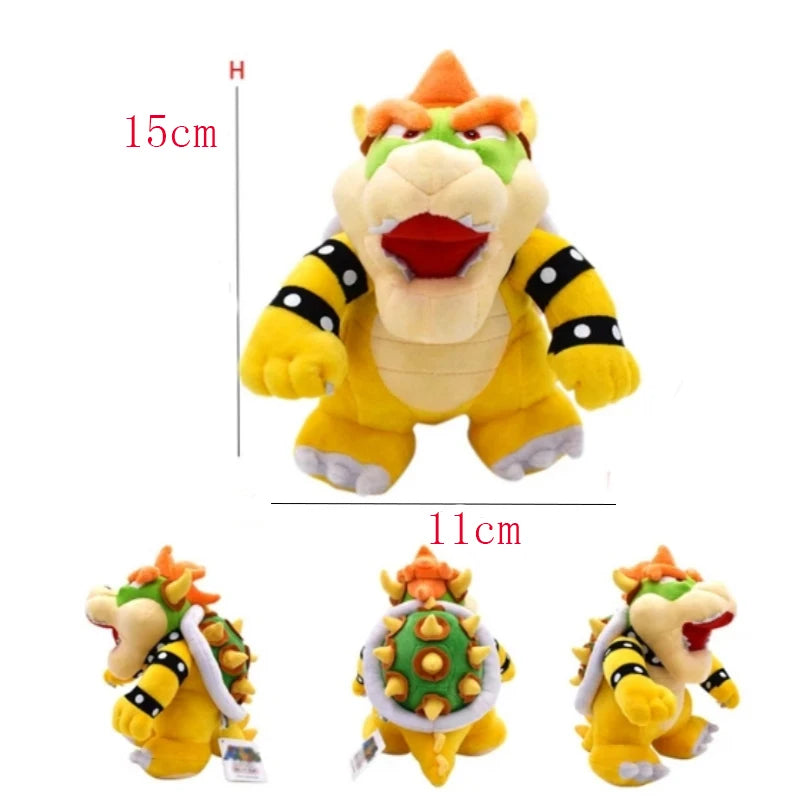 super Mario Bros Plush Toys Wonder Bowser Jr Meowser Lemmy Iggy Bowser Anime Stuffed Cartoon Peluche Dolls Kids Gifts