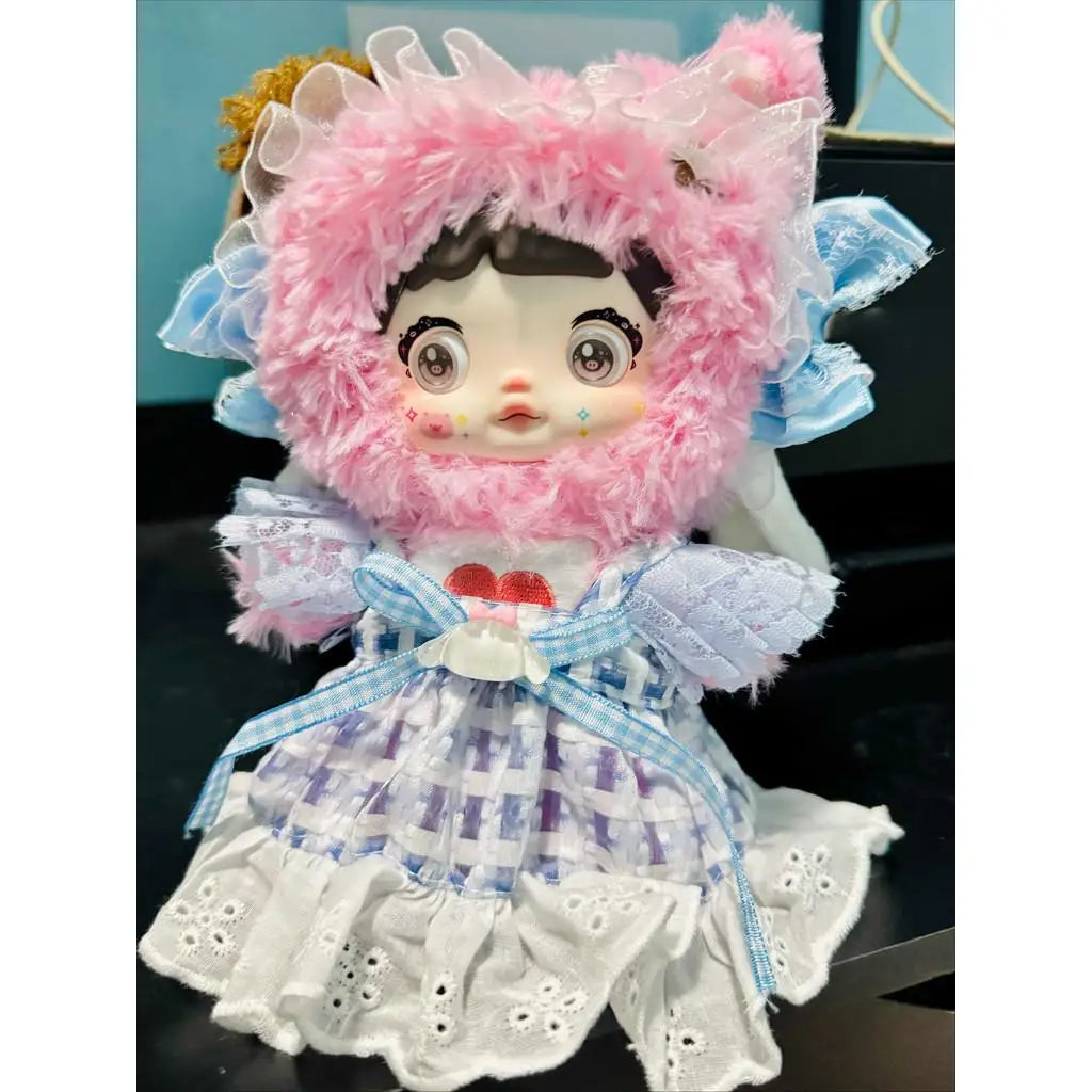 For Nommi/20CM Cotton Doll Rompers Cartoon Plush Doll Replacement Outfit Lolita Dress Playing House Accessories DIY Mini Clothes