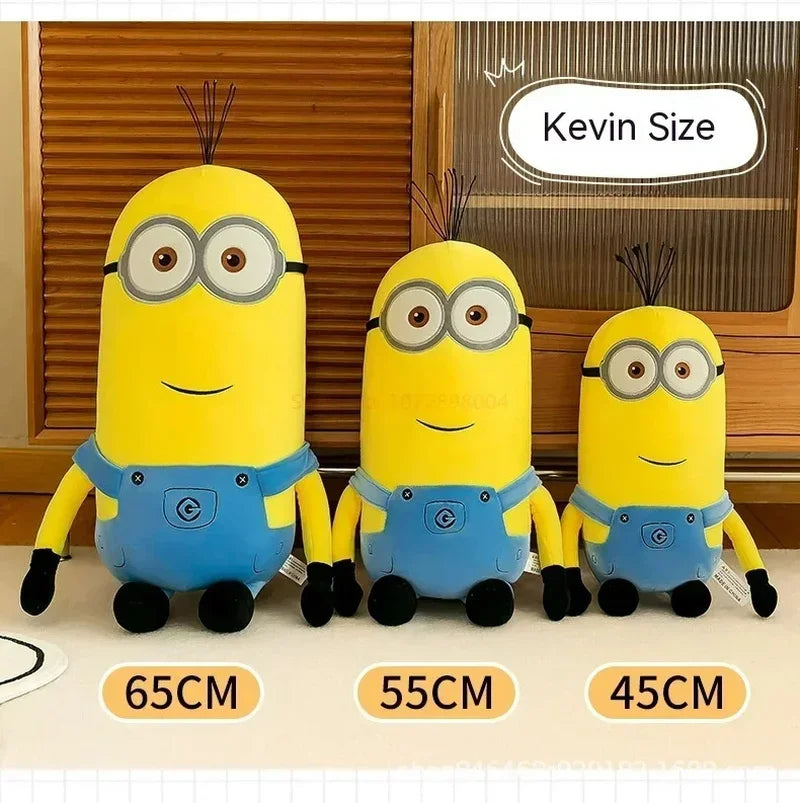 2024 Hot Cute Minions Movie Characters Yellow Plush Toys Bob Stuart In Jeans Soft Toys Dolls & Hobbies Christmas Birthday Gifts