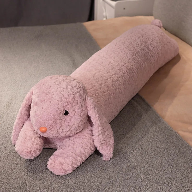 Long Giant Stuffed Rabbit&Bear Toys Pillow Girls Lover Sleep Huggable Dolls Pillow Room Bed Sofa Cushion Birthday Gift For Kids