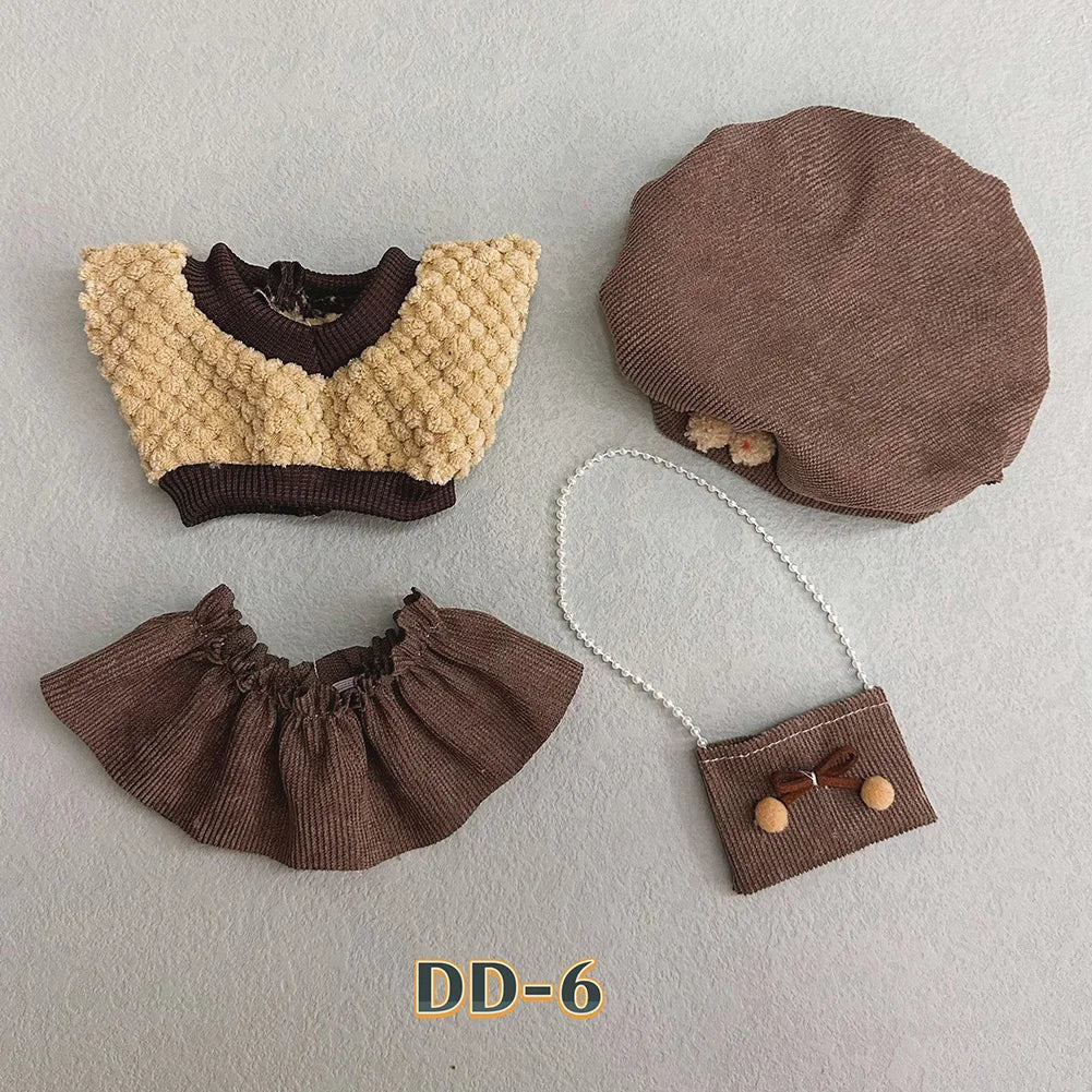 For Nommi /20 cm Cotton Doll Clothing Set Clothing Toy Accessories suit for doll cloth decoration