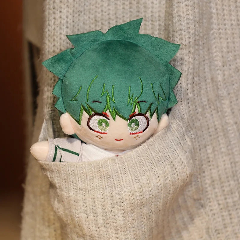 20cm Lovely Cartoon Anime Plush Toys Bakugou Katsuki Todoroki Shoto Midoriya Izuku Bolster Plush Boku No Hero Academia Pillow