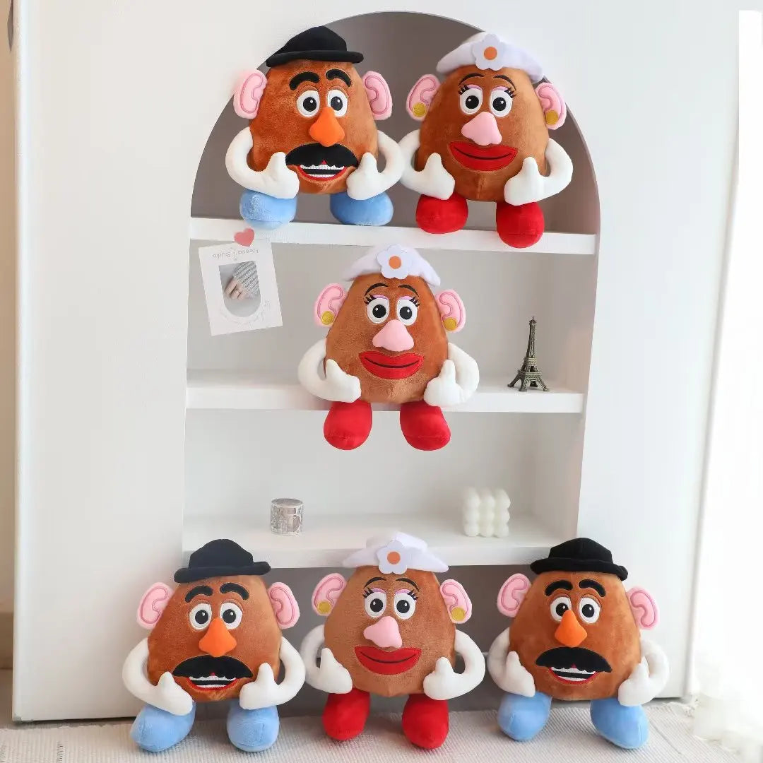 Disney Mr And Mrs Potato Head Plush Toy Lovely Stuffed Toy Story Anime Plushies Sleeping Doll Pillow Blanket Nap Xmas Gifts Girl