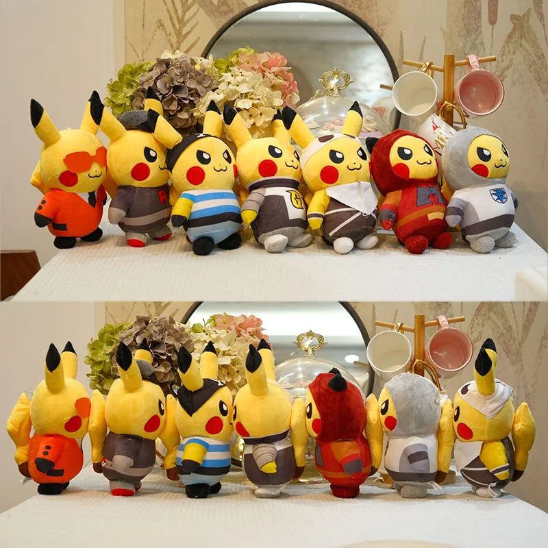 20CM 7Style Plush Toy Soft Stuffed Animal Pokemon Child Birthday Gift Plushies Toy Dolls Pillow Gifts