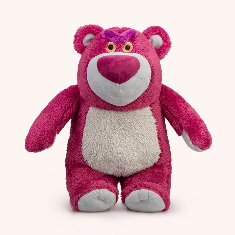 Disney Toy Story 3 Lotso Kawaii Strawberry Bear Stuffed Toys Cartoon&Cute The Bear Plush Dolls Birthday Gift For Kids Girlfriend