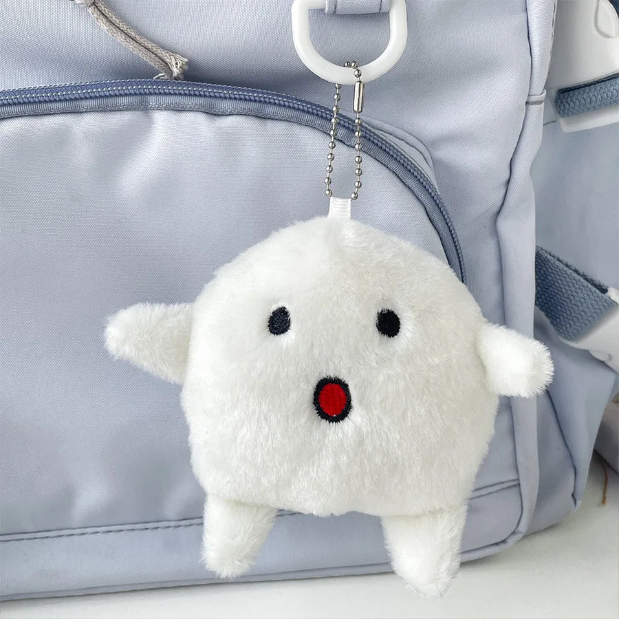 Cute Walla plush toys, three-dimensional cartoon dolls, keychains, creative school bag pendants, fashion doll charms