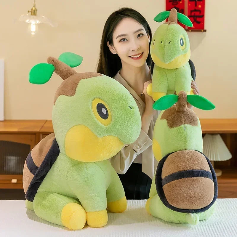 80cm Big Size Turtwig Pokemon Anime Plushies New Kawaii Pillow Cartoon Giant Pokémon Stuffed Soft Plush Gift for Kids Christmas