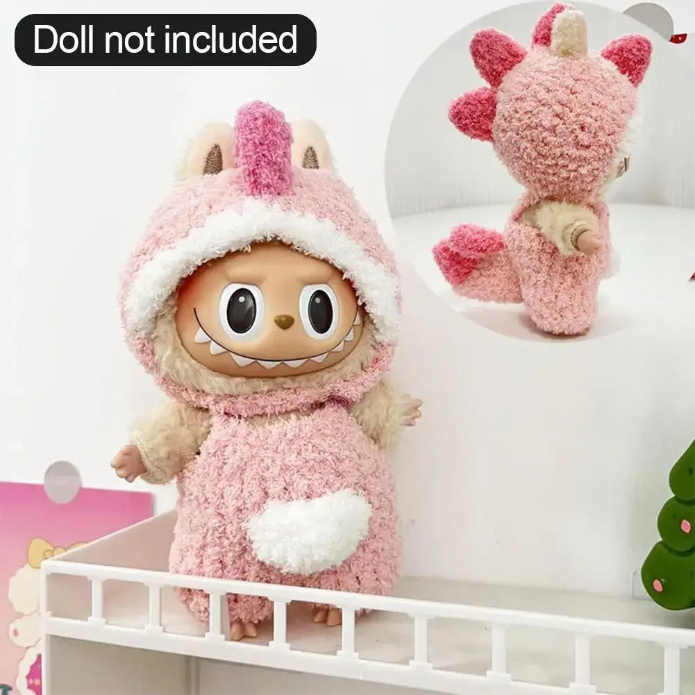 For 17cm Labubu Doll Clothes Accessories Cute Decoration Little Clothes