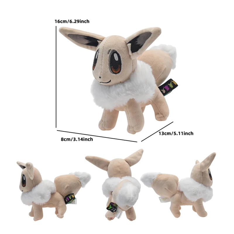 Pokemon Shiny Cubone Caterpie Butterfree Plush Toys Eevee Mew Umbreon Sthffed Espeon Vaporeon Ninetales Peluche Dolls Gifts Kids