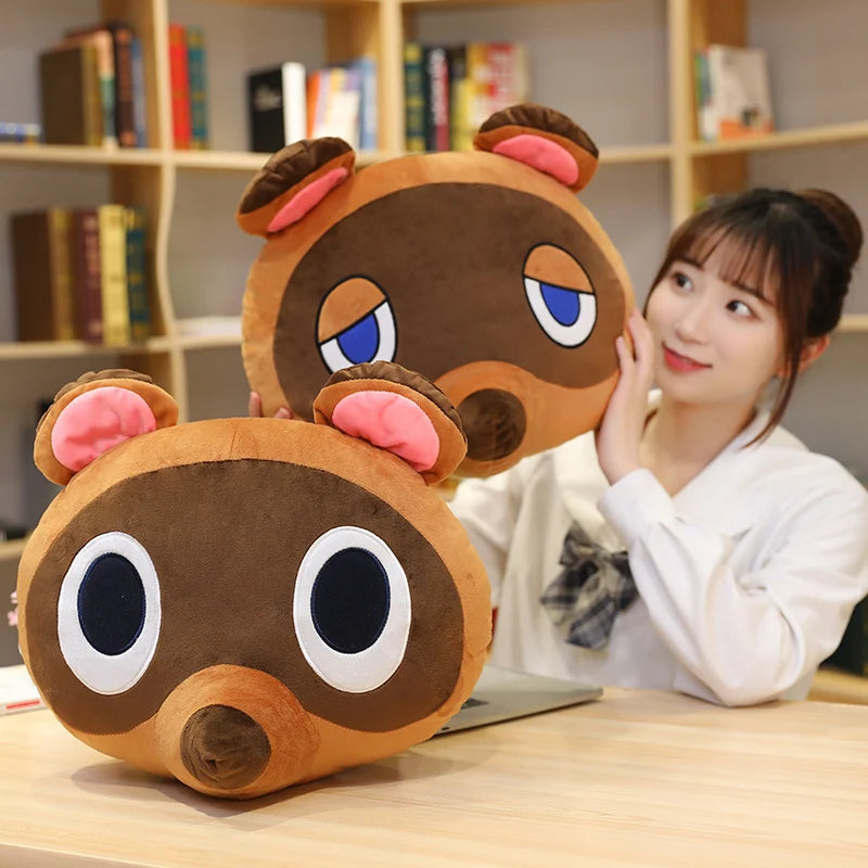 3 Style Miniso Animal Crossing Plush Pillow Doubutsu No Mori Cofa Cushion Tom Nook Foxes Stuffed Doll Gifts For Kid Xmas Gift