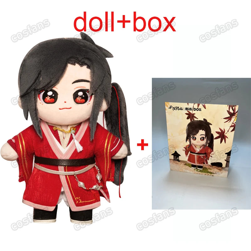 Anime Tian Guan Ci Fu Official Original Xie Lian Hua Cheng Plush Doll 20cm Standing posture Dolls MDZS Gifts Halloween Holiday