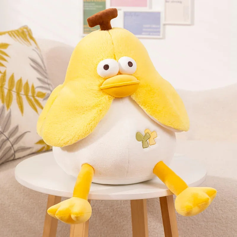 23/35/45cm Big Eye Banana Plush Toy Cute Anxiety Make A Friend Duck Throw Pillow Doll Send Children Christmas Birthday Presents