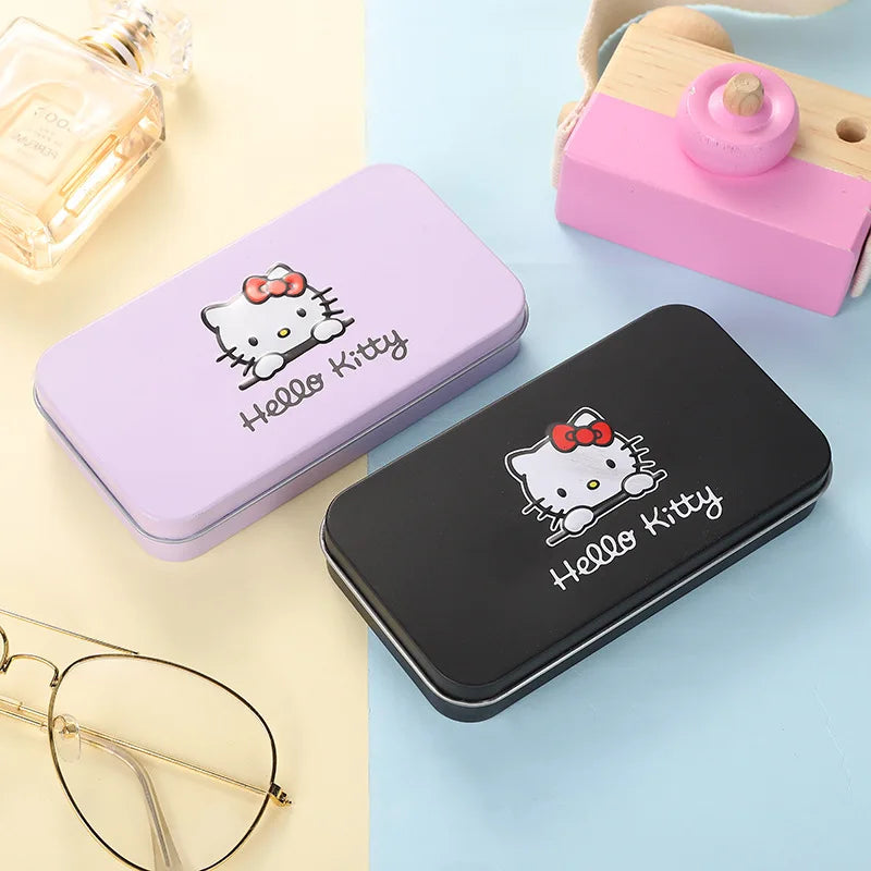 Sanrio Hello Kitty Makeup Brush Set Eyeshadow Foundation Blush Brush Women Cosmetic Beauty Tools Kit Girl Birthday Gift with Box