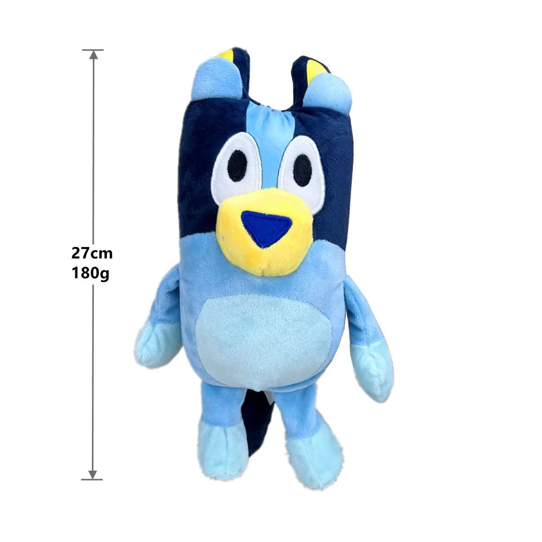 27cm Kawaii Anime Bluey Family Bingo Dog Music Figure Plush Toys Stuffed Animals Toy For Children Holiday Gifts