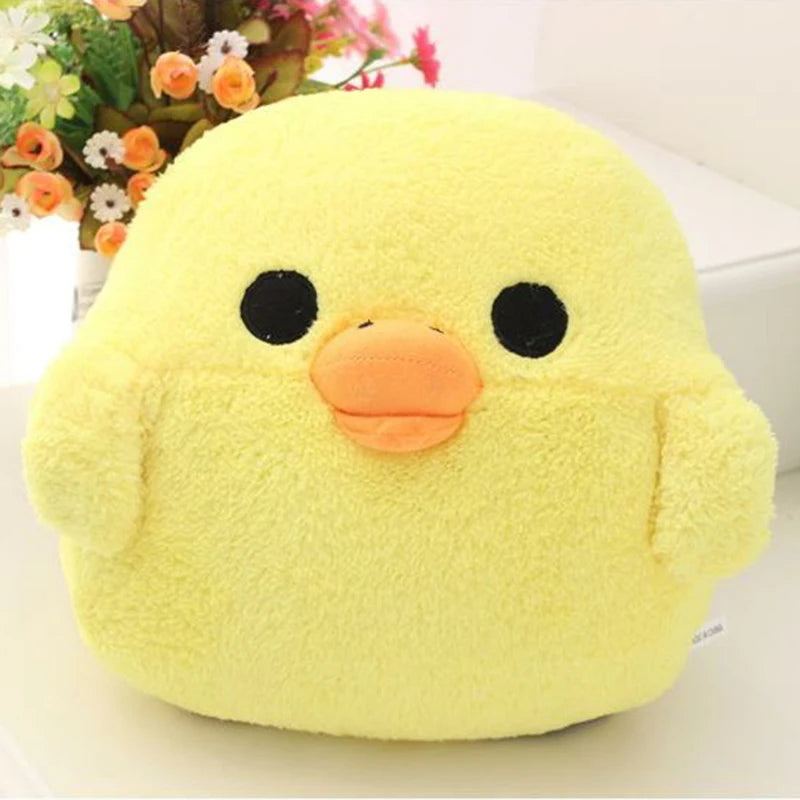 Rilakkuma Plush Pillow Toy Kiiroitori Chick Couple Teddy Bear Stuffed Doll Hand Warmer In Winter Gift