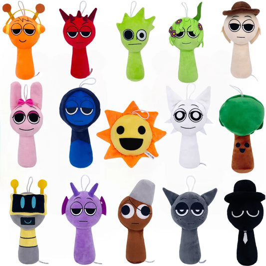 20 style Sprunki Plush Toys Sprunki Incredibox Plush Doll Sprunki Game Pillow Kids Birthday Gifts Stuffed Dolls Christmas Gift