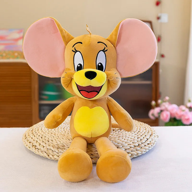 Tom And Jerry Plush Toy Cartoon Movie Cat Tuffy Nibbles Mouse Plushies Stuffed Animals Soap Action Figure Studio Doll Toys