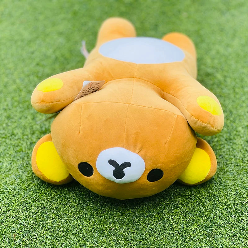 52cm Rilakkuma Plush Teddy Bear Stuffed Doll Kawaii Bear Room Decor Plushies Lovely Animal Toys Hobbies Xmas Gift For Kids