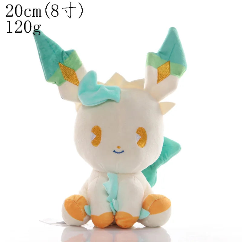 Pokemon Pikachu Eevee Family Plush Dolls Sylveon Leafeon Flareon Jolteon Vaporeon Stuffed Toys Hobbies Xmas Gift For Kids