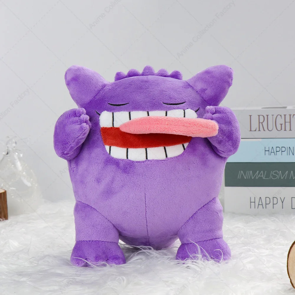 NEW Gengar Pokemon Soft Plush Toy Gengar Stuffed Animal Dolls Cartoon Cute Peluche Christmas Gift