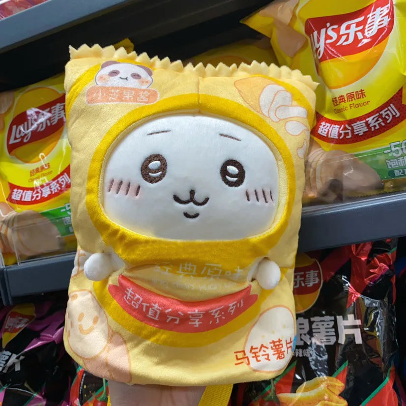 Kiikawa chiikawa doll Usaqi doll Little Eight plush toy potato chip bag Valentine's Day gift cute Hanging backpack wholesale