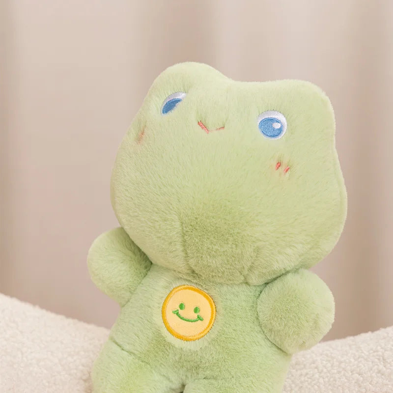 23cm Funny Cute Smile Sweet Candy Toys Pillow Super Soft Stuffed Lovely Animals Plush Colorful Frog Dolls Kawaii Elegant Gift