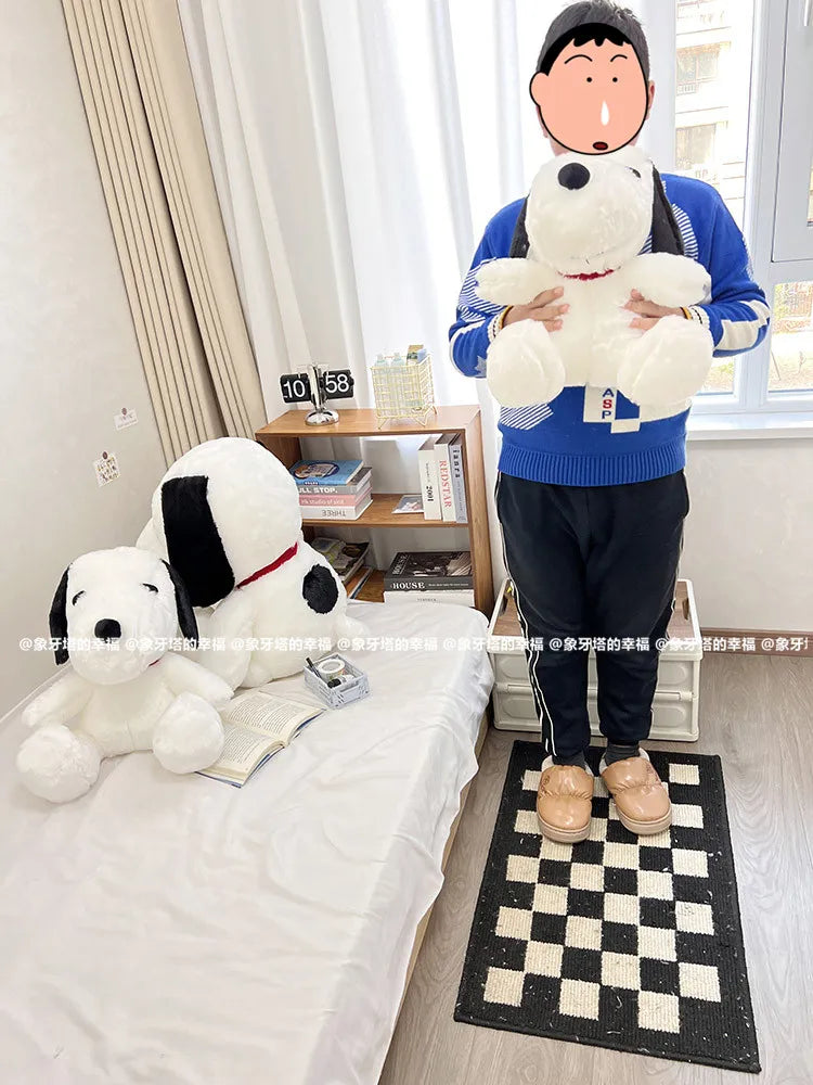 Big Size Kawaii White Doggy Plush Toys Puppy Plushies Dog Stuffed Doll Lovely Room Decor Bay Window Cushion Animal Toy Kid Gift