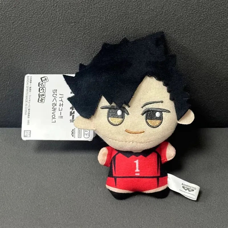 2024 New 10cm Anime Plush Toy Tobio Kageyama Shoyo Hinata Kuroo Tetsurou Mini Stuffed Toys Pendant Kids Gift