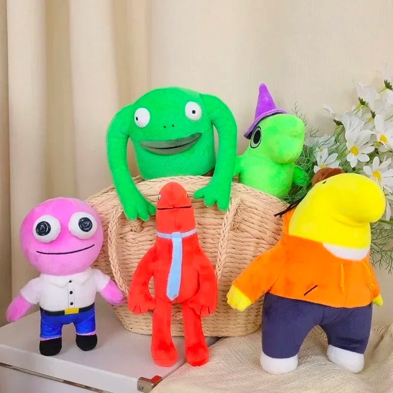 28cm Smiling Friends Plush Toys Mr frog Children Stuffed Doll Toy Kawaii Home Decoration Doll Gifts Smiling Friends Toy for Kids