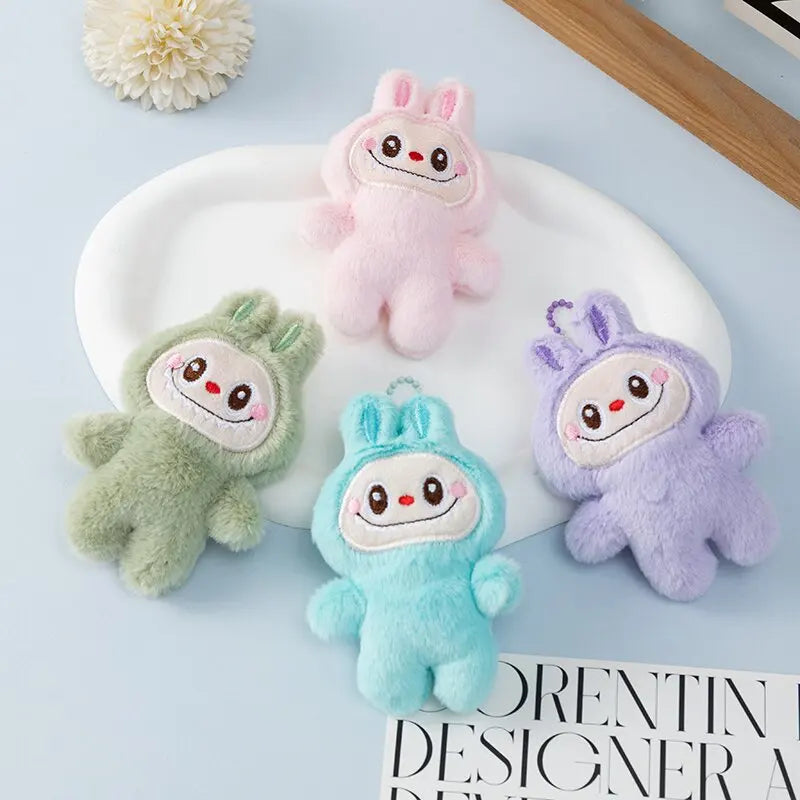 Labubu Cute Doll Pendant Plush Toys Soft Kawaii Stuffed Toy Backpack Accessories Plush Doll Birthday Gift