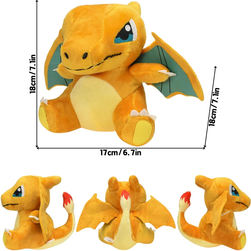 Pokemon Charizard X Y Kawaii Anime Soft Plush Toys Cute Gigantamax Charizard Cool Stuffed Animals Peluche Dolls Birthday Gifts