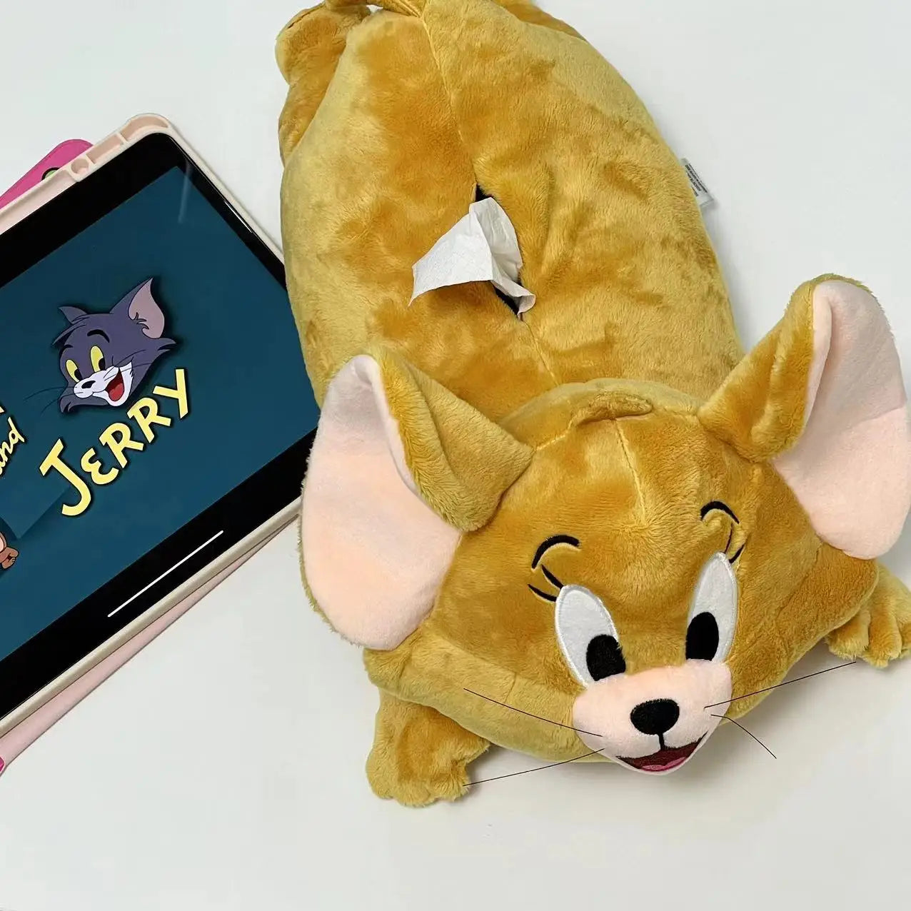 HQ Tom And Jerry Plush Toy Cartoon Movie Cat Tuffy Nibbles Mouse Tom Plushies Stuffed Tom And Jerry Pillow Blanket Kid Gift