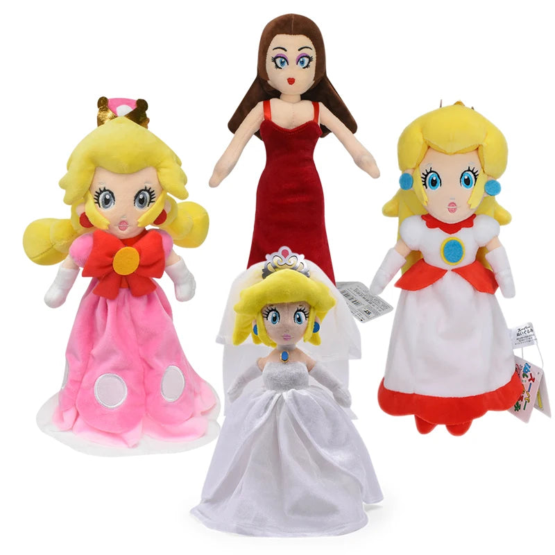 18 Styles Mario Plush Toys Peach Princess Daisy Rosalina Pauline Toadette Anime Figure Cartoon Stuffed Peluches Birthday Gift