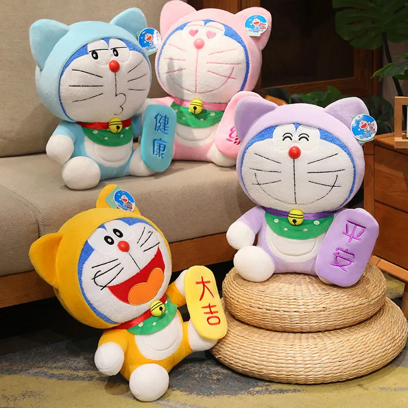 Big Size Doraemon Classic Style Lucky Confession Plush Toys Doraemon Homdecor Stuffed Dolls Cartoon Animals Plush Toys Kid Gift