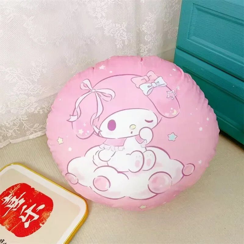 Sanrio Lovely Pillow My Melody Hello Kitty Cartoon Double-sided Printed Pilow Back Cushion Sofa Bed Home Decor Girl Washable