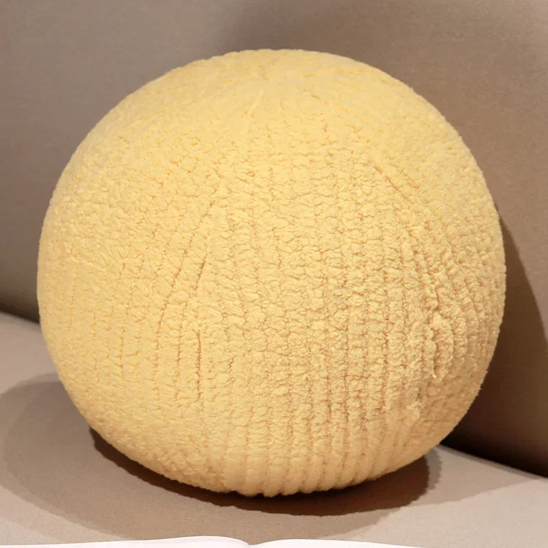 30cm Ins Style Ball Pillow Soft Plush PP Cotton Sofa Pillow Ornament Stuffed Nordic Round Pillow Throw Pillows Home Decoration