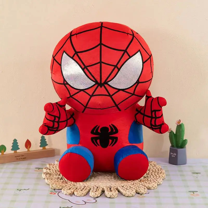 Spider Man Plush Dolls Toys 25CM Marvel Figure Model Plushies Stuffed Doll Home Room Decor Peluche Pillow Birthday Gifts