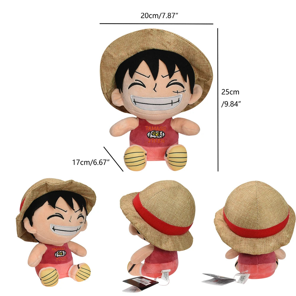 41Styles One Piece Kawaii Luffy Roronoa Zoro Tony Tony Chopper Laboon Merry Plush Toy Anime Stuffed Doll Keychain Christmas Gift