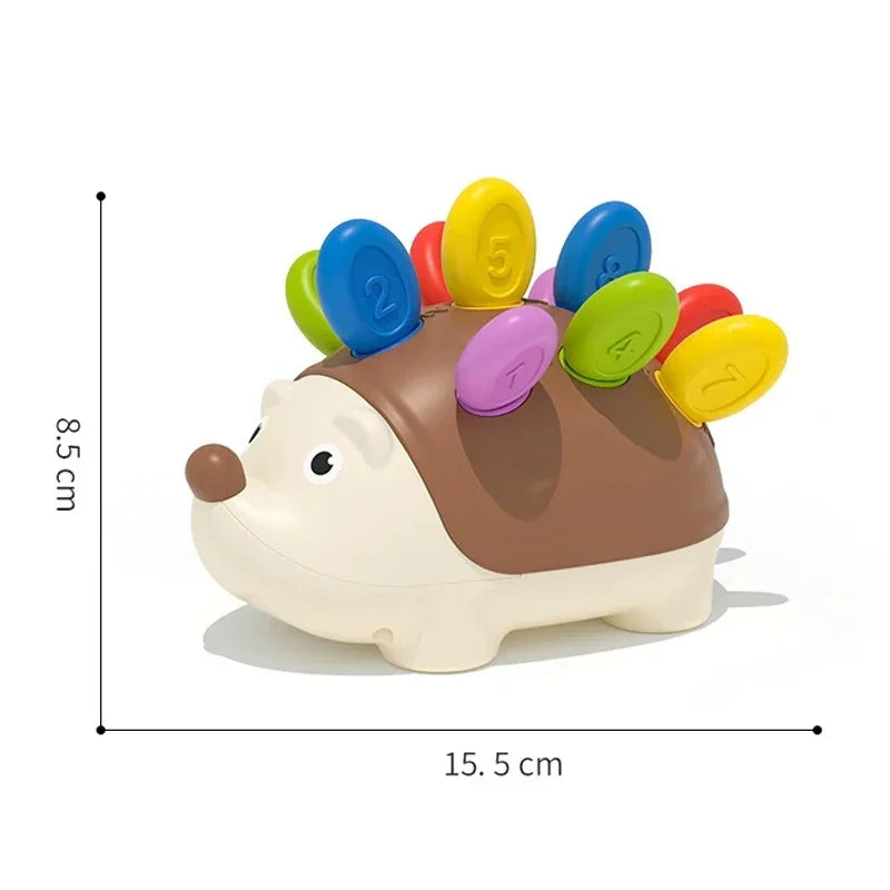 Hedgehog Montessori Baby Toys Early Hand-eye Coordination Motor Training Develop Concentration Sensory Educational Toy for Kids