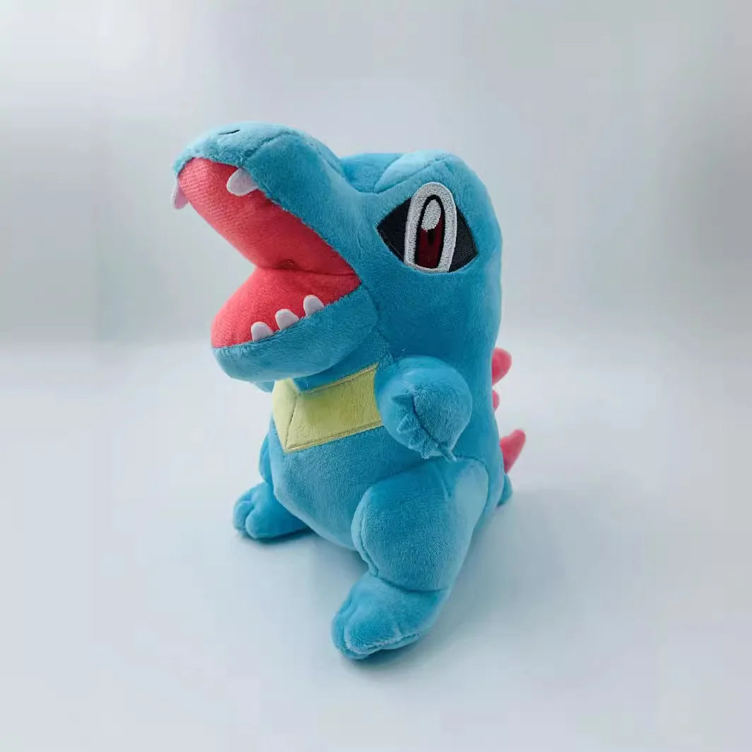 POKEMON 22cm Small Saw Crocodile Small Giant Crocodile Toy Pokemon Plush Toy Children's Plush Toy Festival Gift Collection Gift