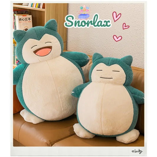 30/45cm Cute Pokemon Snorlax Plush Toy Anime Snorlax Decorate Doll Animal Sofa Sleeping Stuffed Pillow Birthday Gifts for Kids