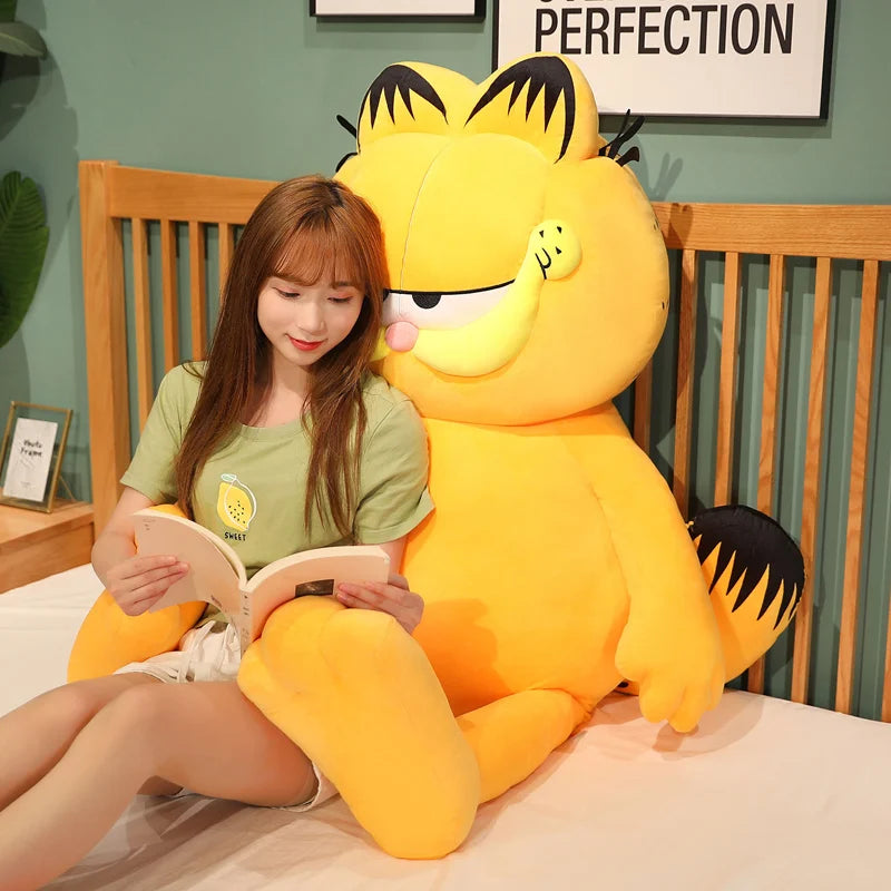 Garfield Fat Angry Cat Plush Toy Disney Animals Lazy Foolishly Tiger Skin Simulation Ugly Cat Stuffed Doll Pillow Gift Christmas