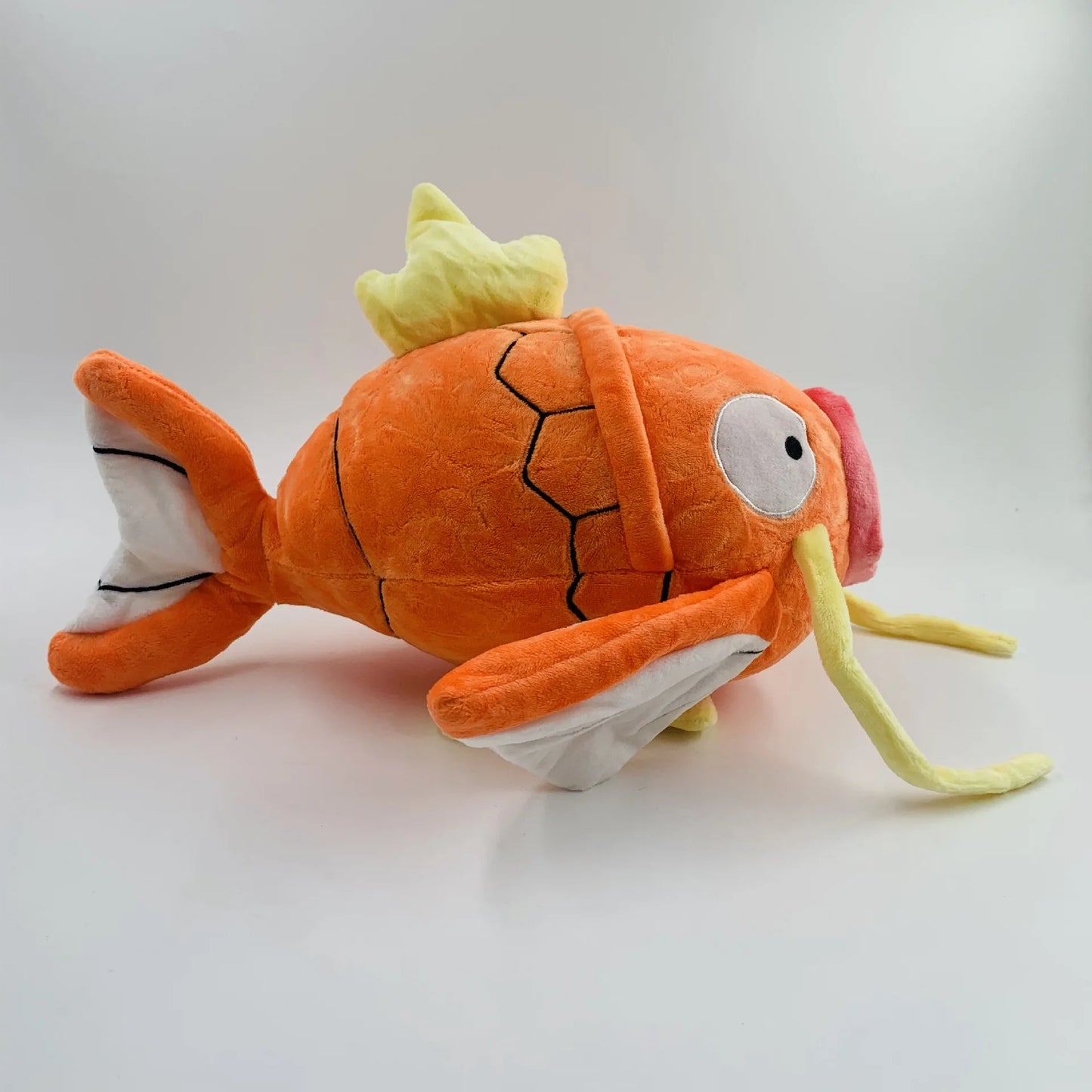 POKEMON 30cm Large Orange Carp King Big Mouth Fish Violent Carp Dragon Juvenile Plush Toy Children's Plush Toy Festival Gift Col