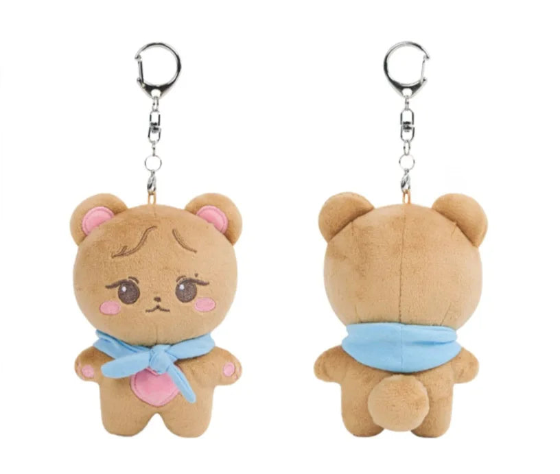 Kpop Cartoon Soobin YEONJUN Same Plush Keyrings Q Styles Mini BEOMGYU TAEHYUN Keychains Key Rings Bag Pendants Accessories