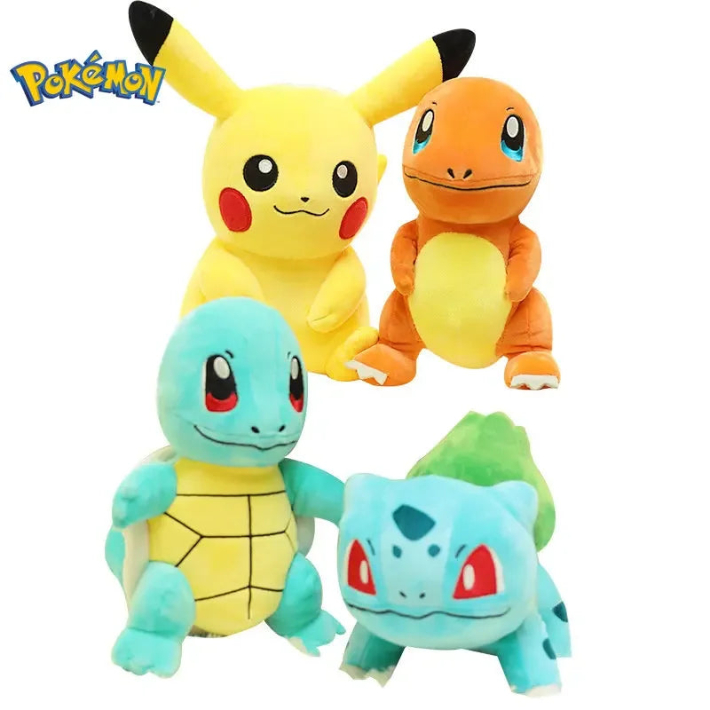 Charmander Squirtle Bulbasaur Plush Toy Anime Figure Model Kids Birthday Gift Anime Stuffed Gift for Kids Children