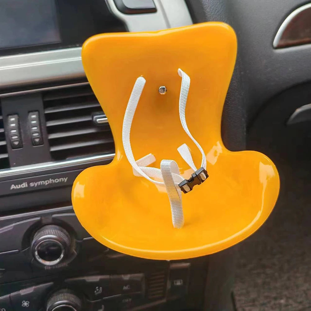 Cute Doll Car Safety Seat Car Air Outlet Decoration for 17cm labubu Car Interior Decoration Ornament