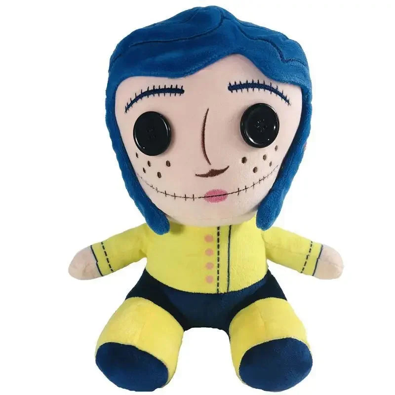 25cm Coraline Plush Doll Stuff Cartoon Figure Soft Pillow Collection Dolls  Kawaii Children Christmas Gift