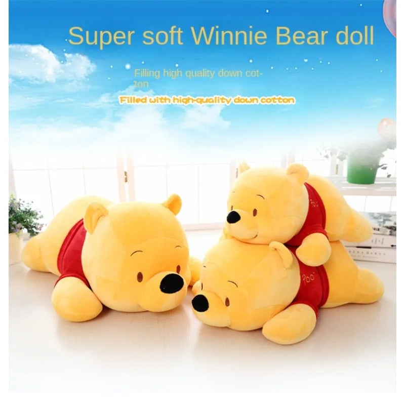 Disney Winnie The Pooh Plush Toys Anime Cartoon Creative Birthday Gift Teddy Bear Dolls Winnie The Pooh Plush Doll Girl Toy