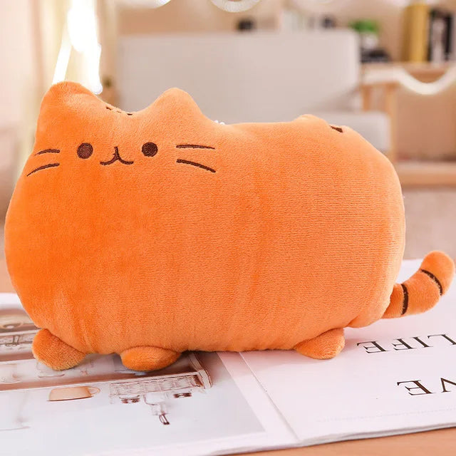 Kawaii Biscuit Cat Plush Pillow Kitten Cushion Soft Colorful Stuffed Toy Home Decoration Plush Doll Houseware Christmas Gifts