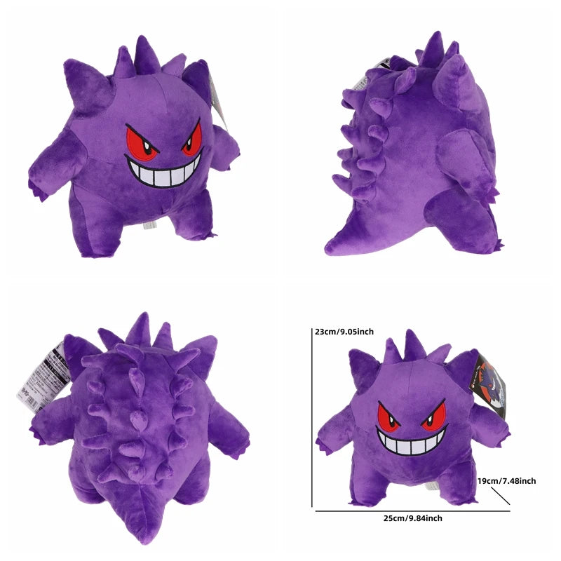 NEW Gengar Pokemon Soft Plush Toy Gengar Stuffed Animal Dolls Cartoon Cute Peluche Christmas Gift